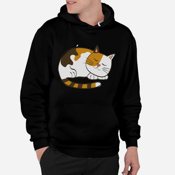 Funny Sorry I'm Late My Cat Sleeping On Me Pet Lovers Gift Hoodie
