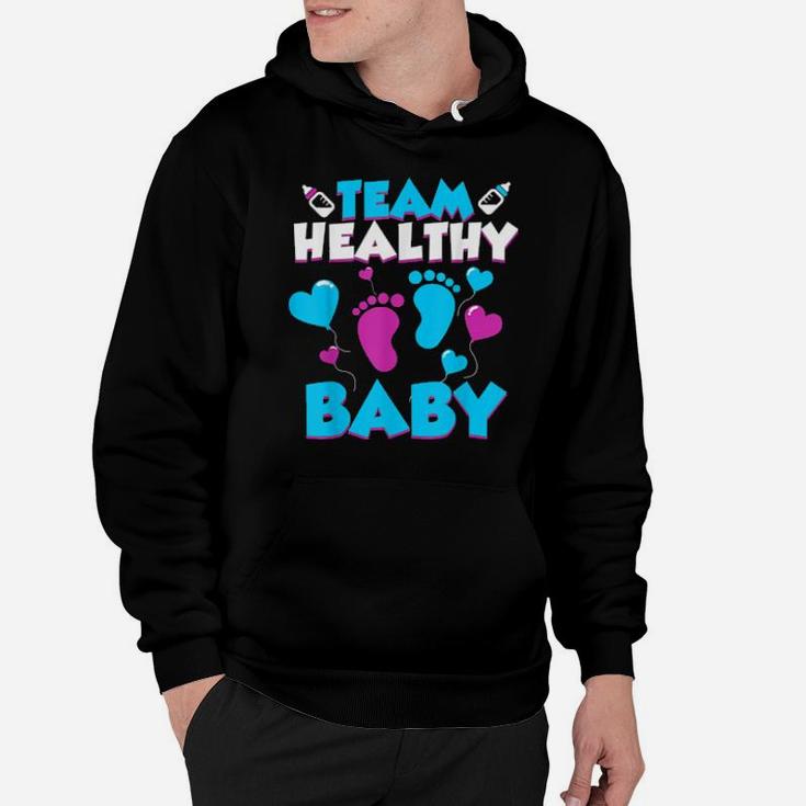Funny Team Healthy Baby Cute Gender Reveal Party Hoodie