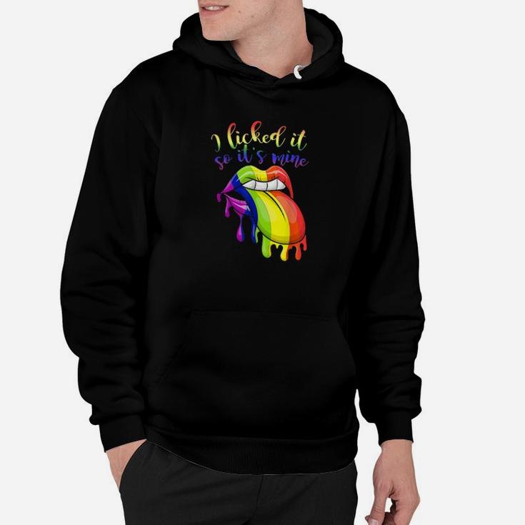 Gay Pride Regenbogen Zunge Lesben Geschenk Lustiges Lgbt Hoodie