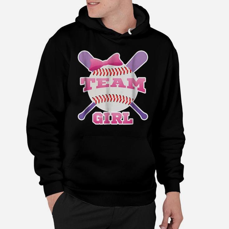 Gender Reveal Party | Team Girl, Pink Baseball T Shirt Hoodie