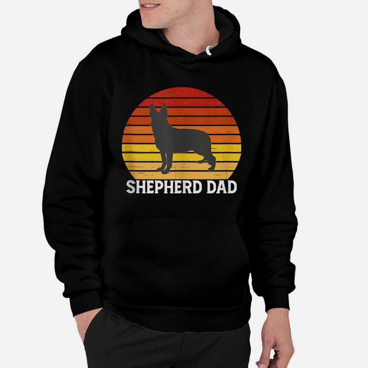 German Shepherd Gifts - Retro Shepherd Dad Shepard Dog Lover Hoodie
