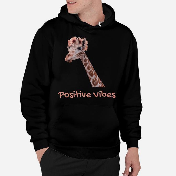 Giraffe Positive Vibes Cute Clever Design Boy Girl Hoodie