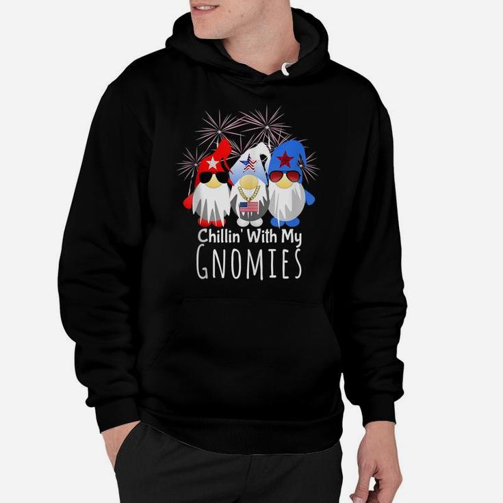 Gnome Shirt Patriotic 4Th Of July Gift My Gnomies Fairy Tale Hoodie