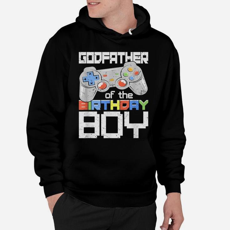Godfather Of The Birthday Boy Matching Video Game Birthday Hoodie
