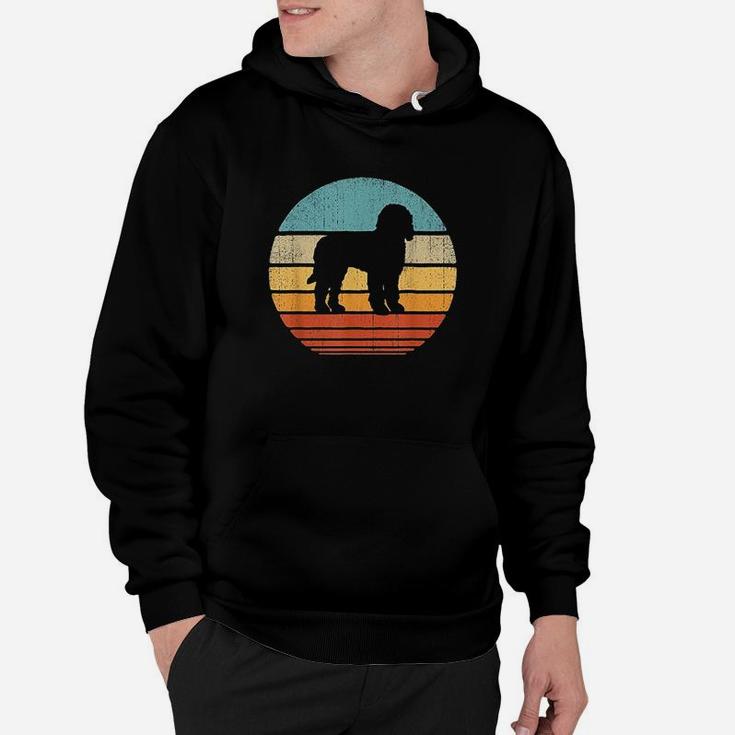 Goldendoodle Vintage Silhouette 60S 70S Retro Gift Dog Lover Hoodie