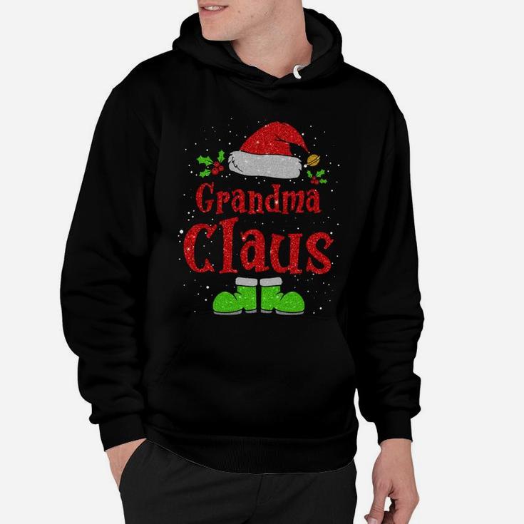 Grandma Claus  Funny Grandmother Family Christmas Gift Hoodie