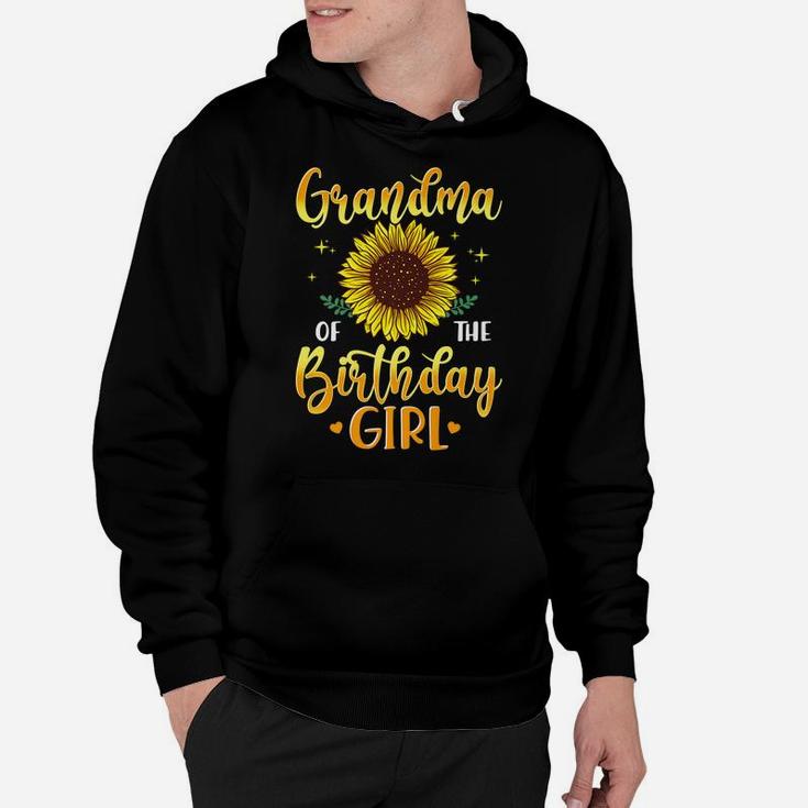 Grandma Of The Birthday Girl Sunflower Party Family Matching Hoodie