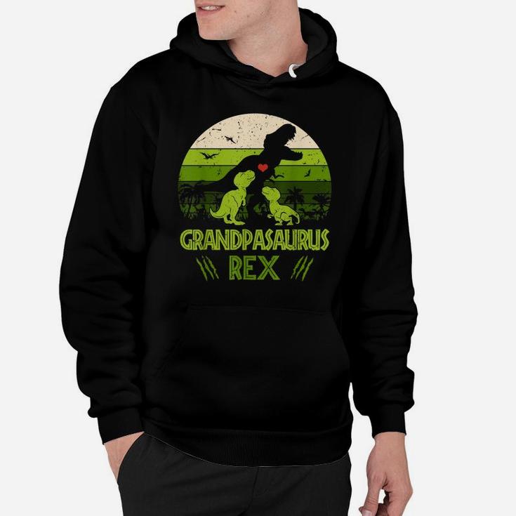 Grandpasaurus Rex 2 Kids Sunset Tshirt For Fathers Day Gift Hoodie