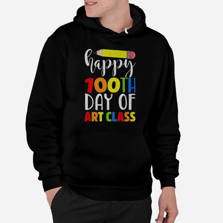 Happy 100Th Day Of Art Class Shirt For Teacher Or Child Hoodie