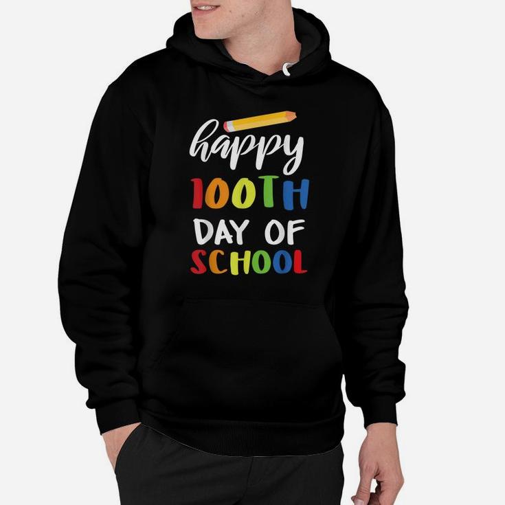 Happy 100Th Day Of Preschool One Hundred Days Of School Des Hoodie
