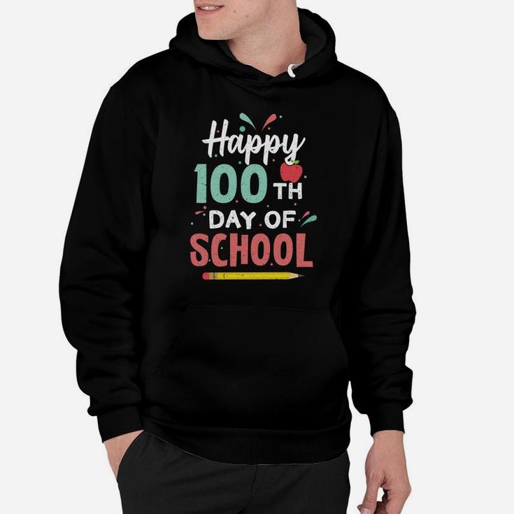 Happy 100Th Day Of School 100 Days Student Teacher Kids Gift Sweatshirt Hoodie
