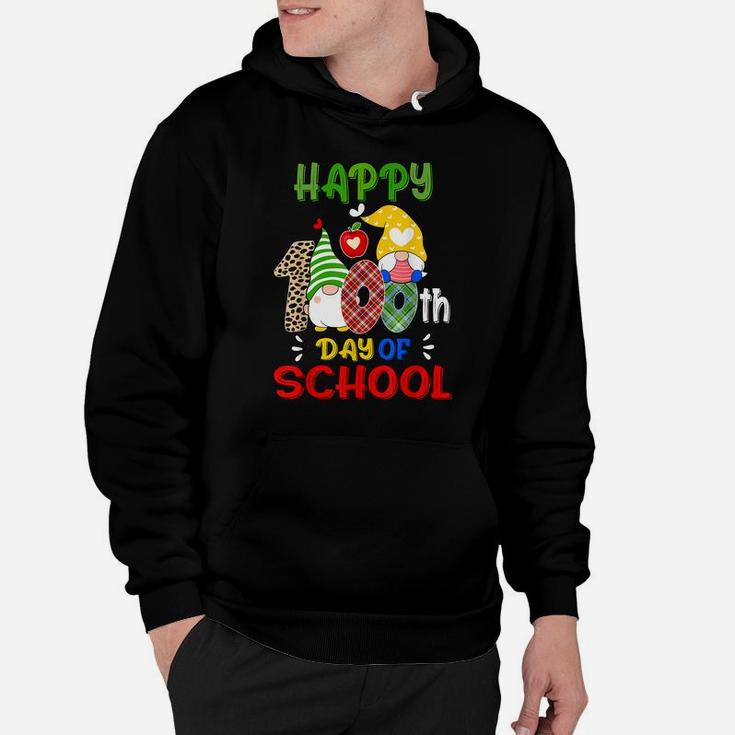 Happy 100Th Day Of School Gnomes For Virtual Teachers Kids Hoodie