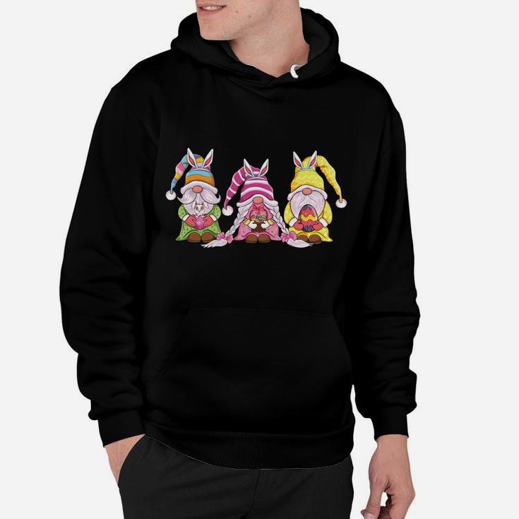 Happy Easter Gnomes With Bunny Ears Egg Hunting Easter Gnome Hoodie