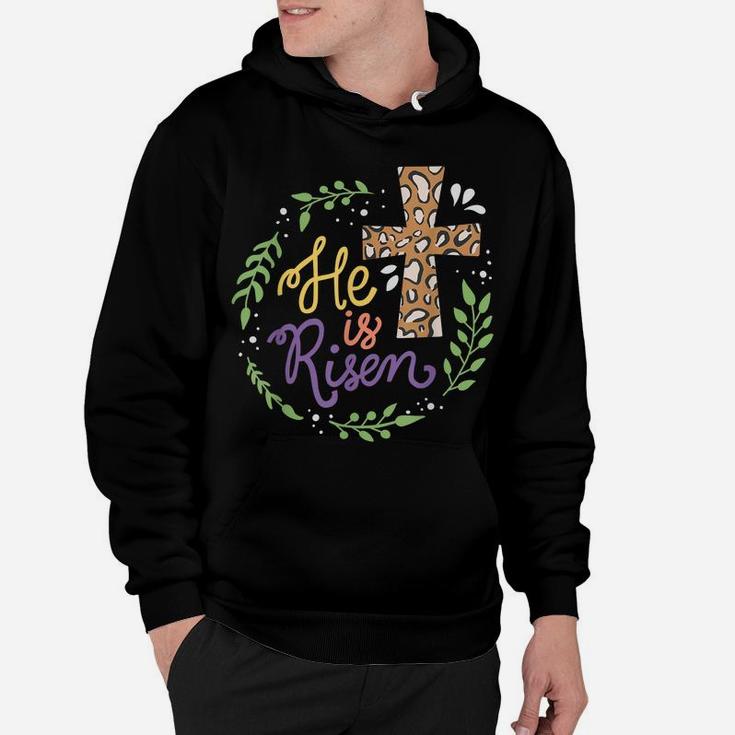 He Is Risen Christian Easter Happy Easter Day Hoodie