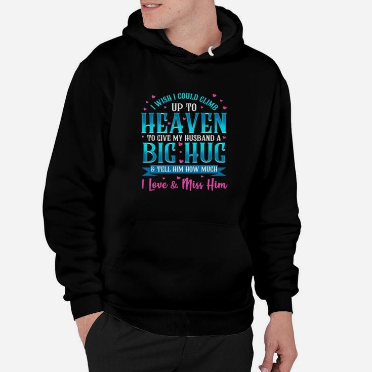 Heartache Grief Message For Husband Loss Christian Wife Hoodie