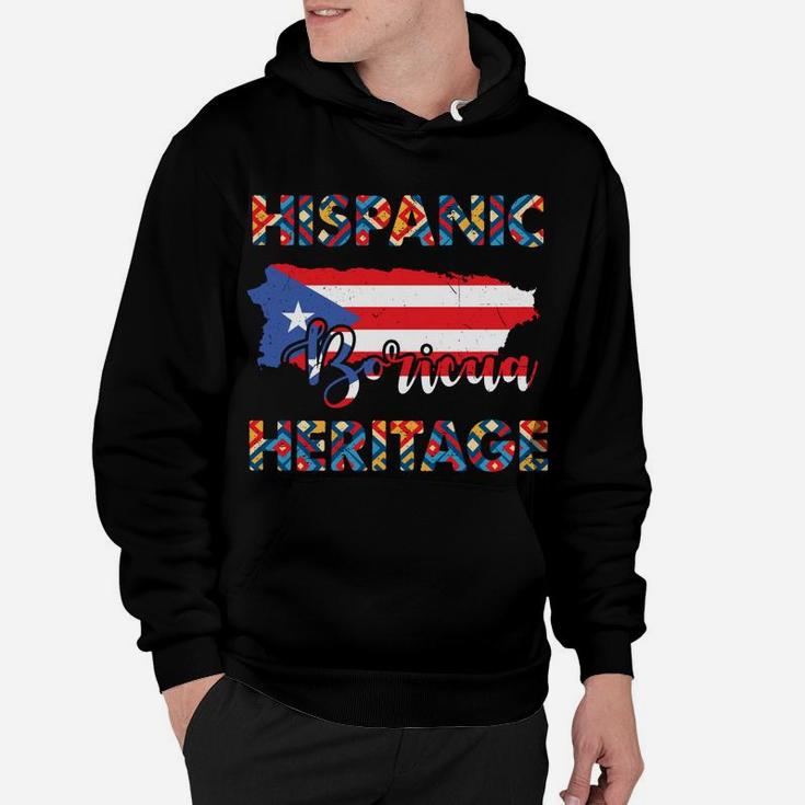 Hispanic Heritage Month Shirts Pride Puerto Rico Sweatshirt Hoodie