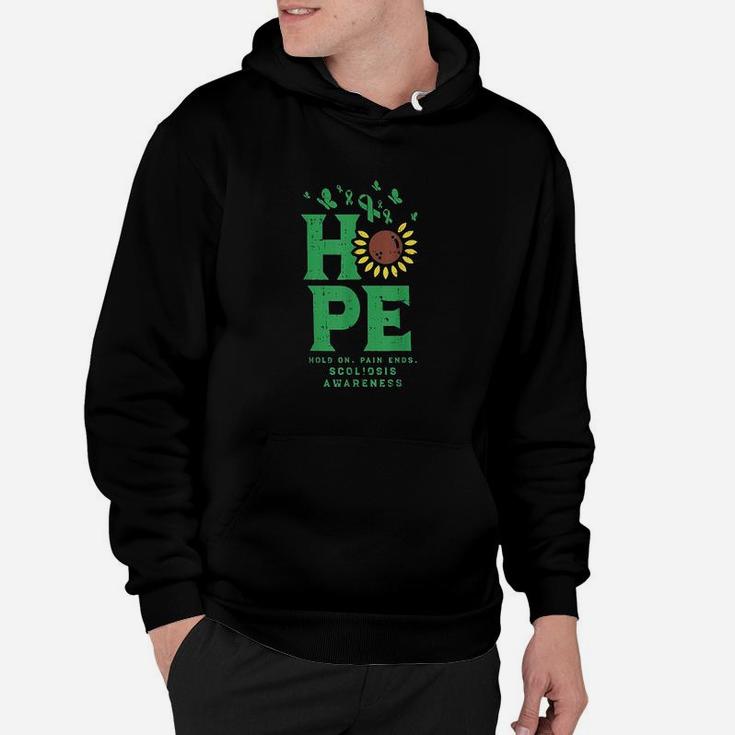 Hope Hold On Pain Ends Sunflower Hoodie