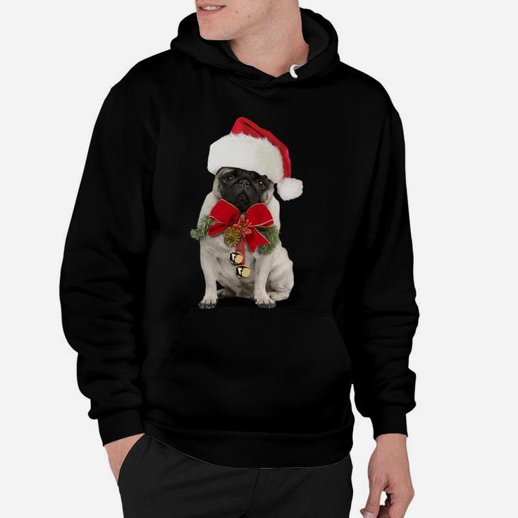Hybrid Christmas Pug Long Sleeve T Shirt Hoodie