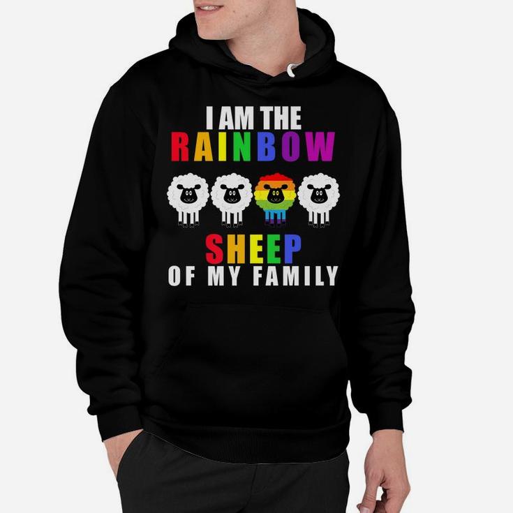 I Am The Rainbow Sheep Of My Family Lgbt-Q Gay Pride Hoodie