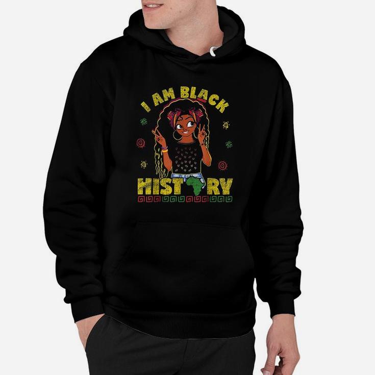 I Am The Strong African Queen Girls Black History Month Hoodie