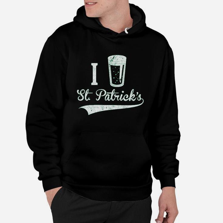 I Beer Saint Patricks Day Funny St Patty Drinking Shamrock Irish Hoodie