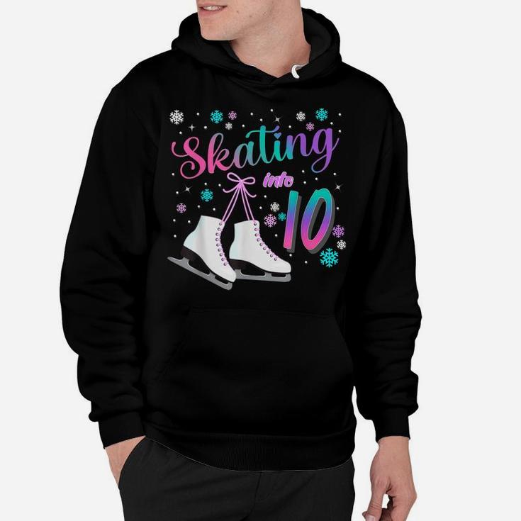 Ice Skating Rolling Birthday Party Girl Family Matching Hoodie