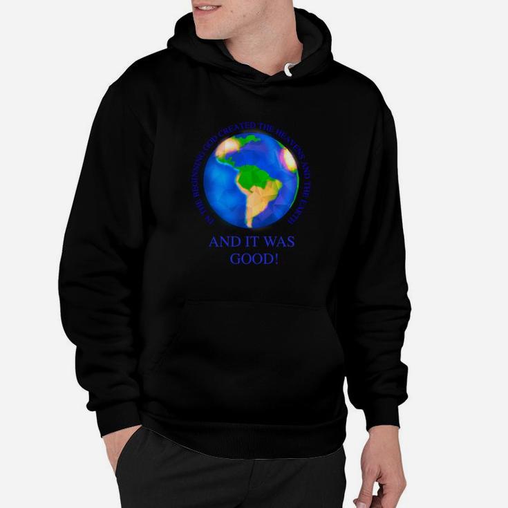 In The Beginning God Created The Heavens And Earth Hoodie