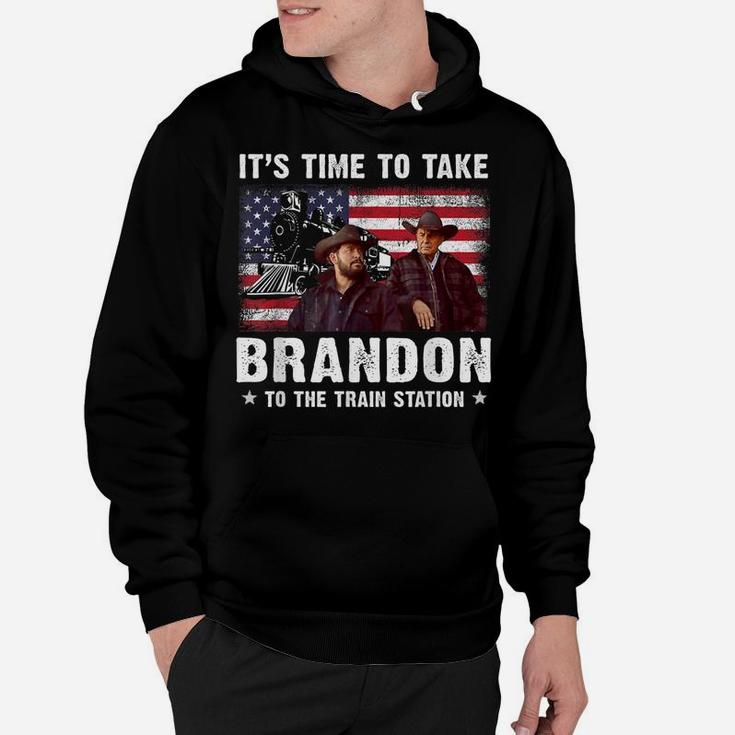 Its Time To Take Brandon To The Train Station Retro Vintage Hoodie