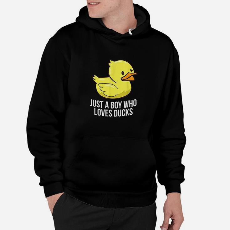 Just A Boy Who Loves Ducks Hoodie