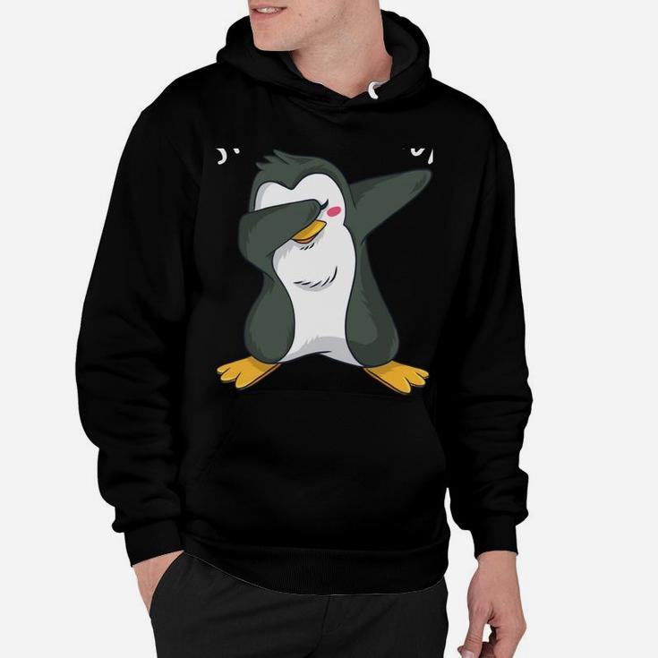 Just A Boy Who Loves Penguins Cute Dab Dance Boys Penguin Hoodie