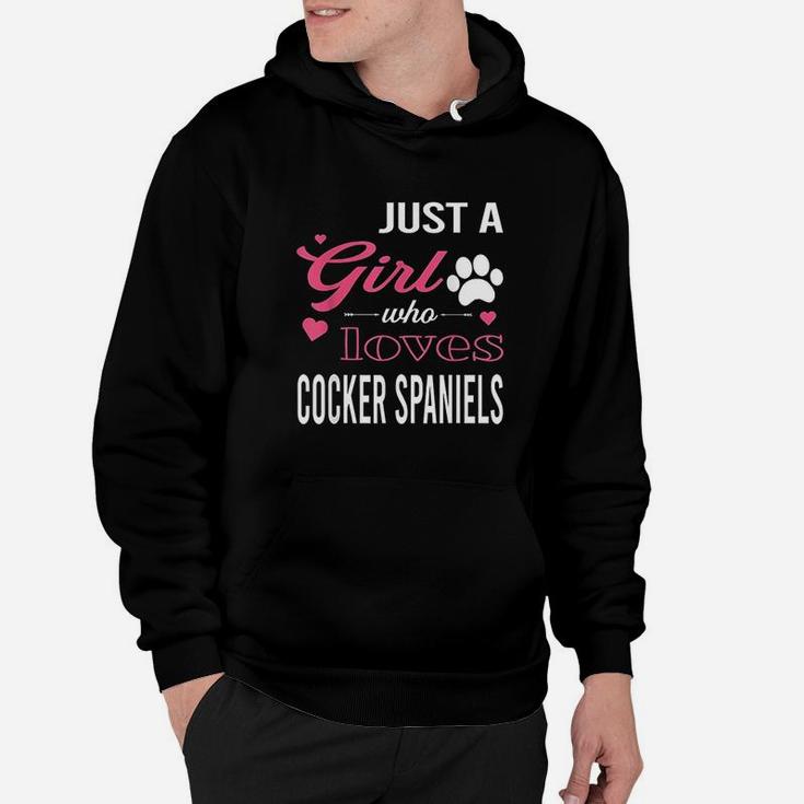 Just A Girl Who Loves Cocker Spaniels Hoodie