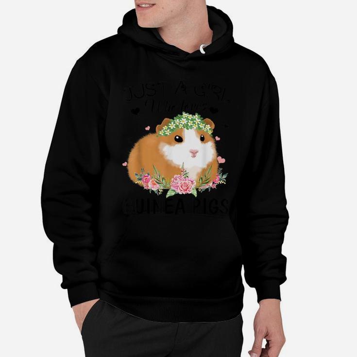 Just A Girl Who Loves Guinea Pigs Shirt Animal Lover Gift Hoodie