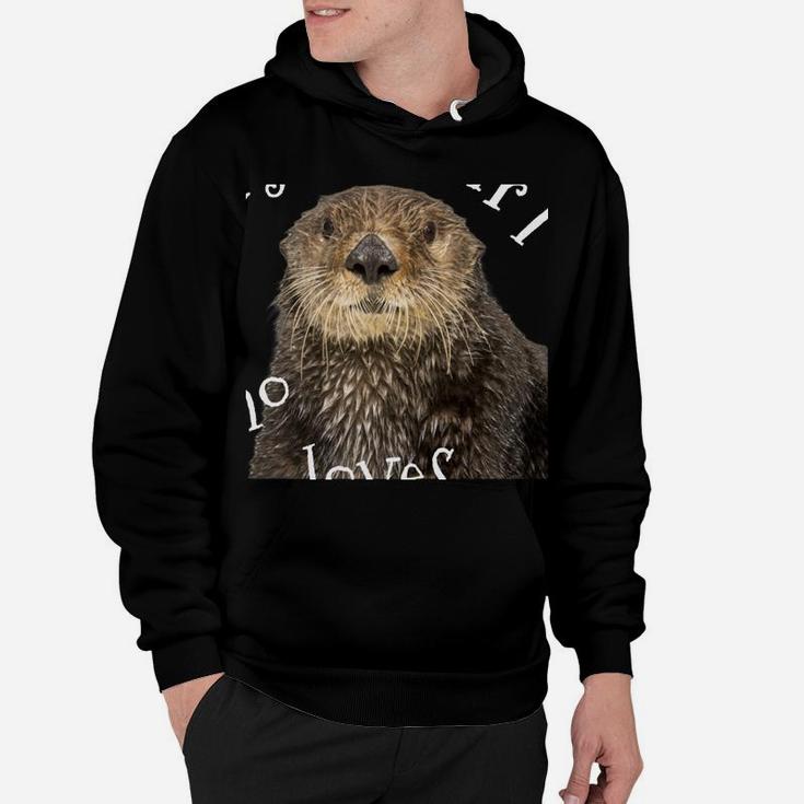 Just A Girl Who Loves Otters Cute Gifts For Women And Girls Hoodie