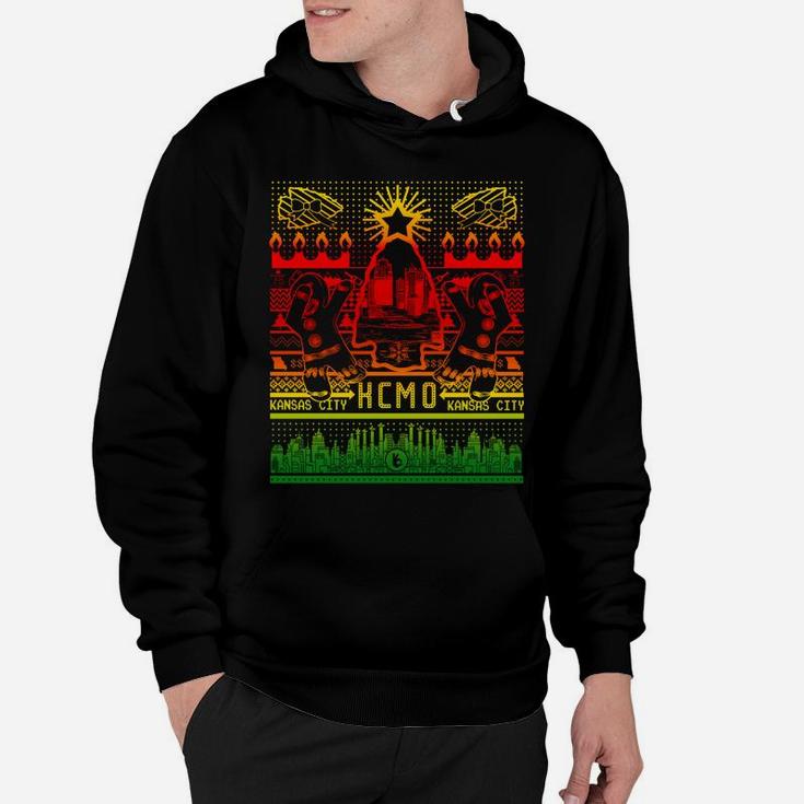 Kansas City Holiday Ugly Sweater Style Christmas Party Sweatshirt Hoodie