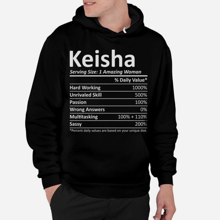 Keisha Nutrition Personalized Name Funny Christmas Gift Idea Hoodie