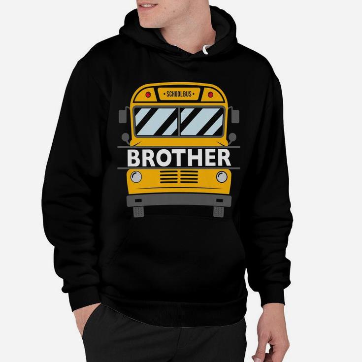 Kids Brother Matching Family Costume School Bus Theme Kids Party Hoodie