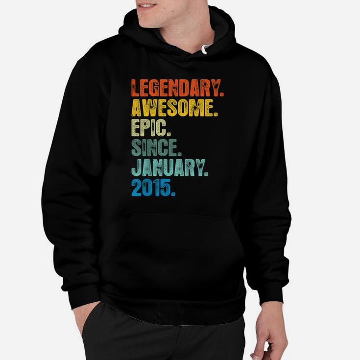 Kids Epic Since January 2015 5Th Birthday Gift 5 Yrs Old Hoodie