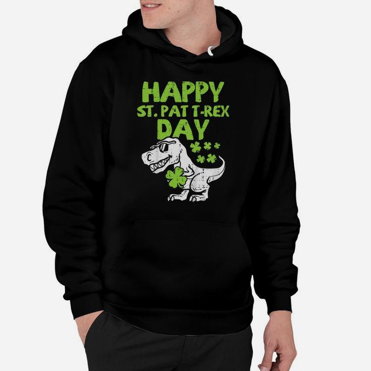Kids Happy St Pat T-Rex Day Dino Saurus St Patricks Day Boys Gift Hoodie