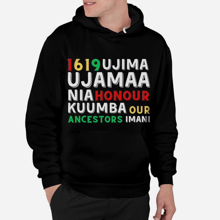 Kwanzaa Shirt Seven Principles Afro-American Kwanza Symbols Sweatshirt Hoodie