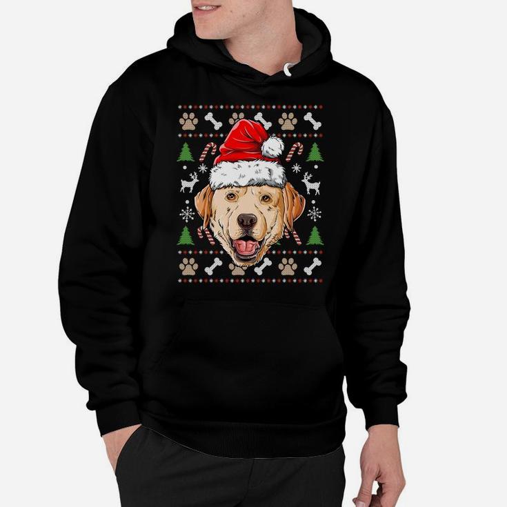 Labrador Ugly Christmas Dog Santa Hat Xmas Boys Kids Girls Sweatshirt Hoodie
