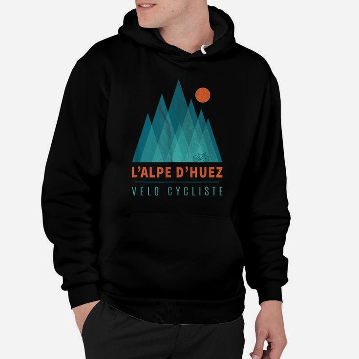 L'alpe D'huez Velo Cycliste Gift For Cyclists Cycling Bike Hoodie