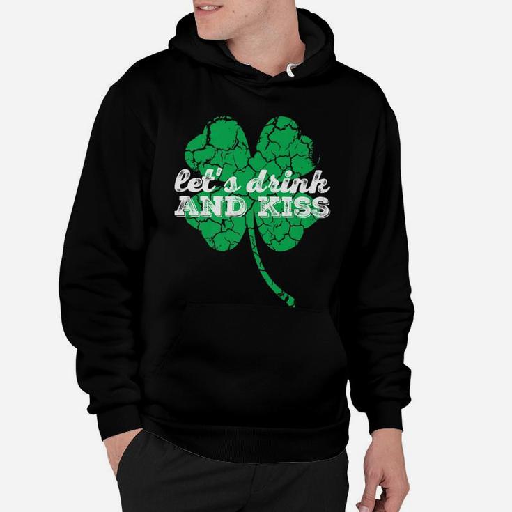 Let's Drink Kiss St Patrick's Day Premium Tshirt For Women Hoodie