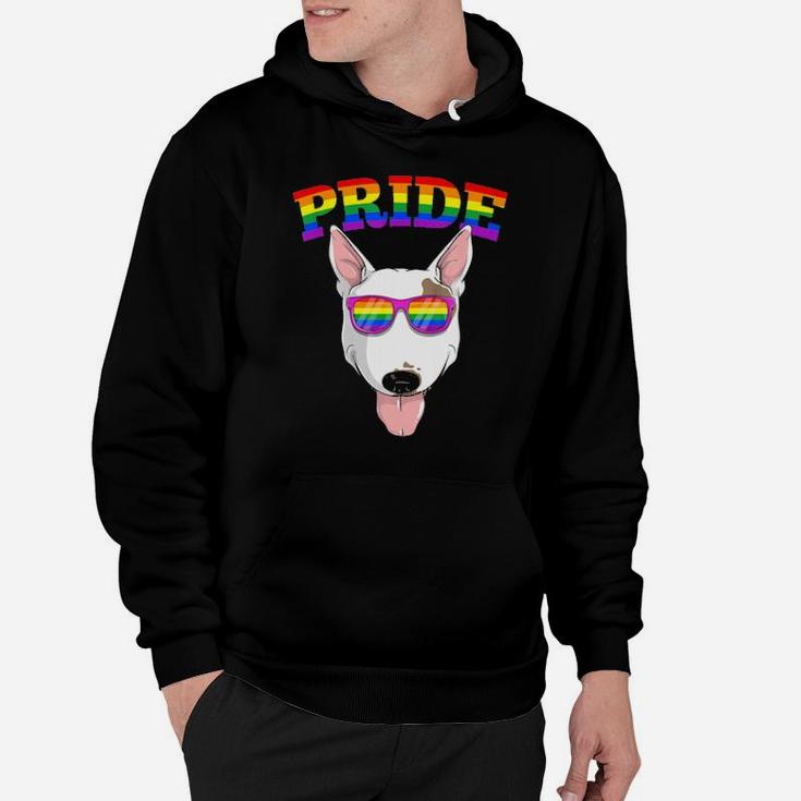 Lgbt Bull Terrier Dog Gay Pride Rainbow Lgbtq Cute Gift Hoodie