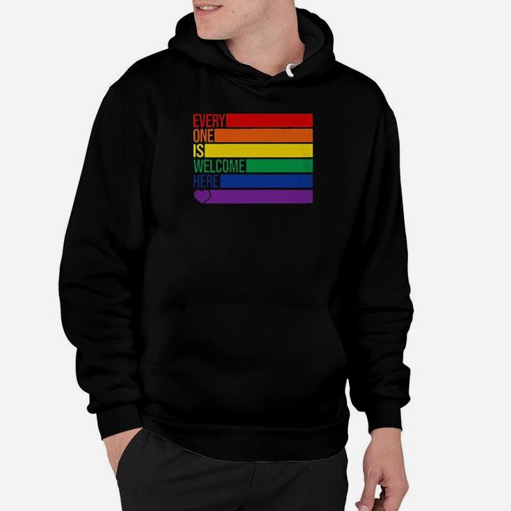 Lgbt Flag Every One Is Welcome Here Hoodie