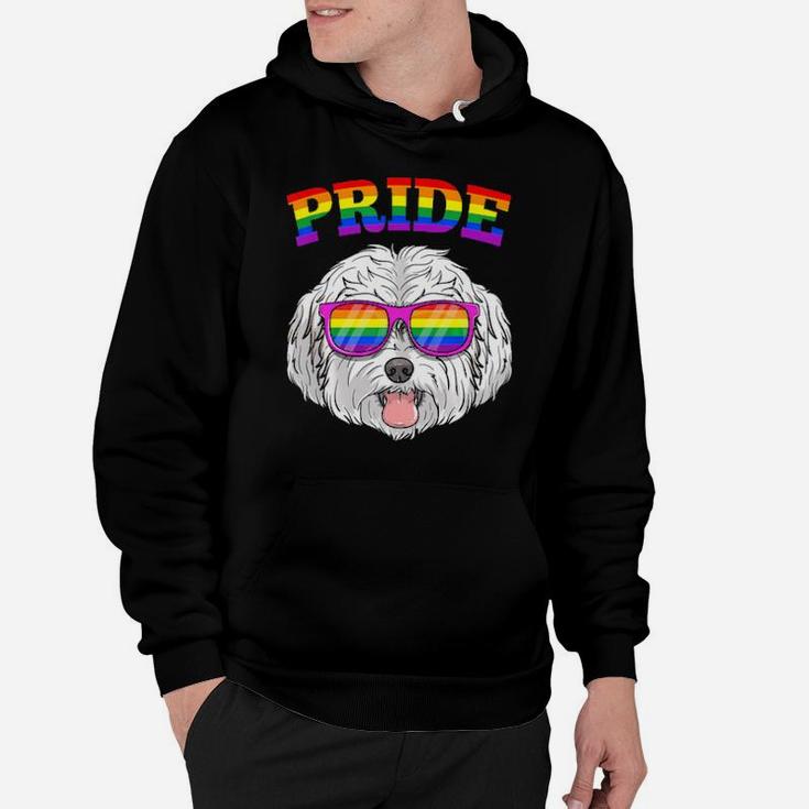 Lgbt Maltese Dog Gay Pride Rainbow Lgbtq Cute Gift Hoodie