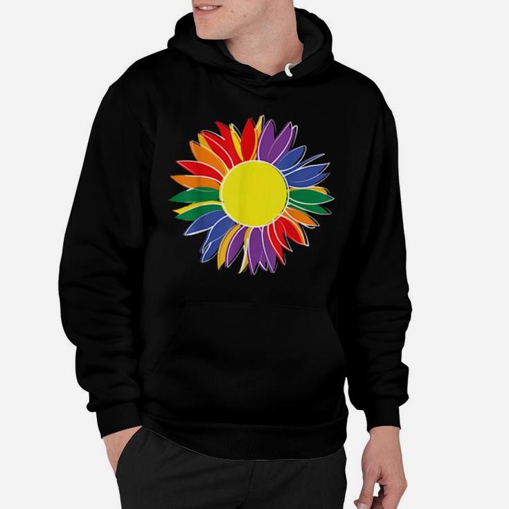 Lgbt Pride Sunflower Gay Love Hoodie
