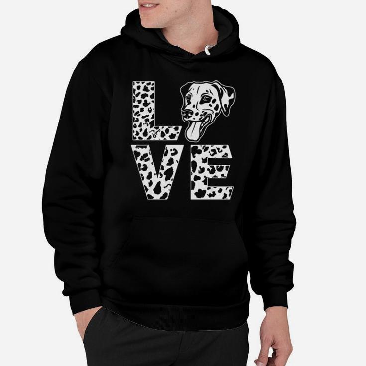 Love Dalmatian For Kids Youth And Adults Hoodie