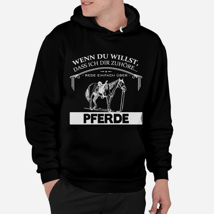 Lustiges Pferde-Fan Hoodie, Spruch für Reiter