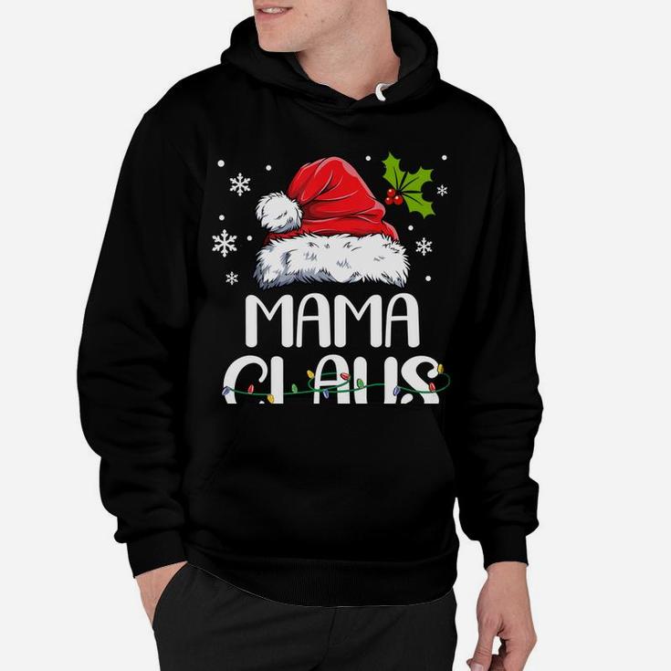 Mama Claus Santa Funny Christmas Pajama Matching Family Sweatshirt Hoodie