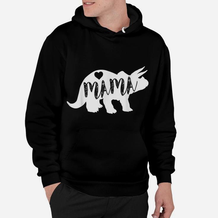 Mama Triceratops Dinosaur  Funny Gift For Mother Day Hoodie